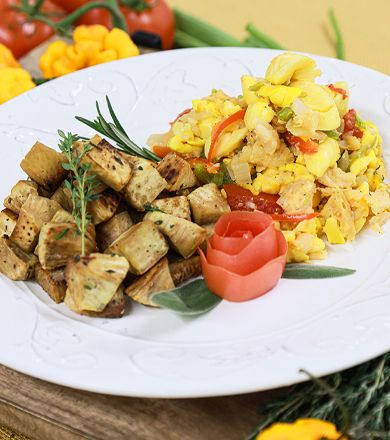 Ackee con pescado salado