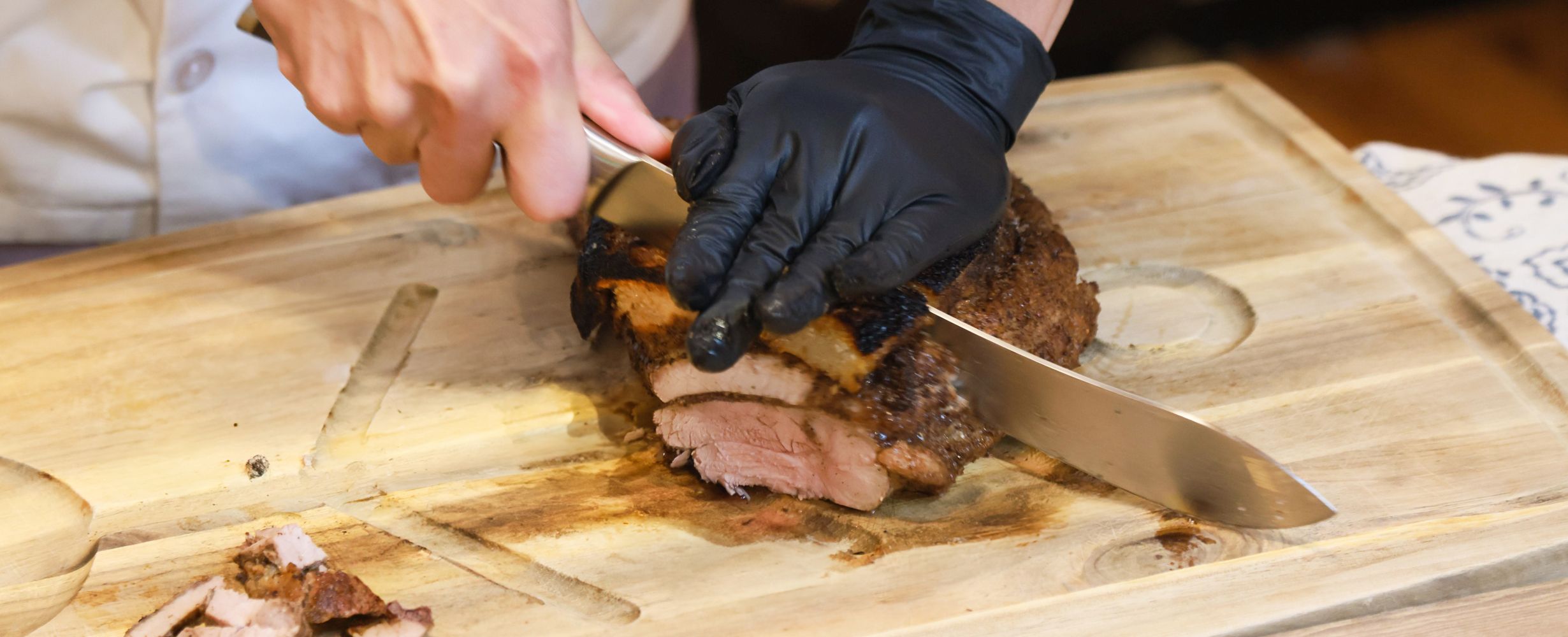 Panceta crujiente asada listo para servir