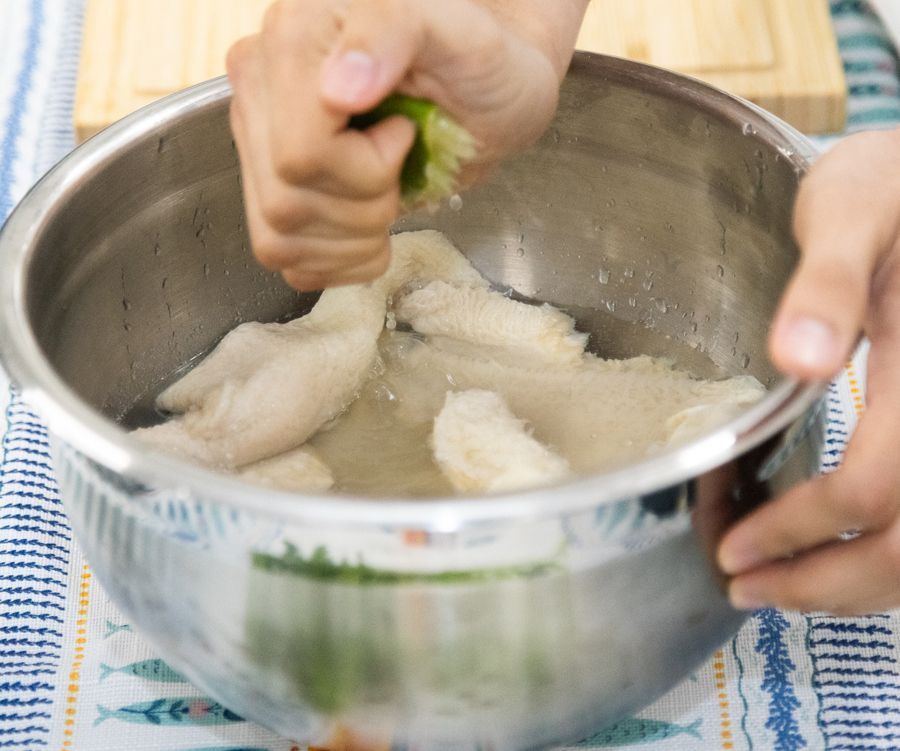 Proceso de preparación de Guatita