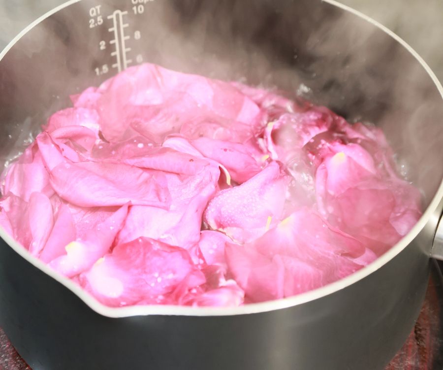 Proceso de preparación de Mahalabia