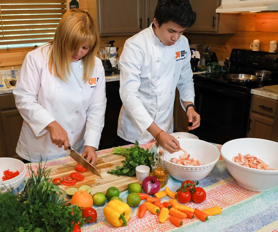 Proceso de preparación de Ceviche de camarón